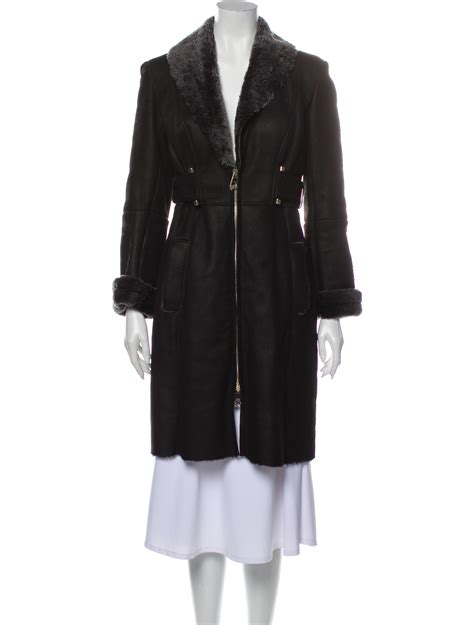 versace collection fur jacket
